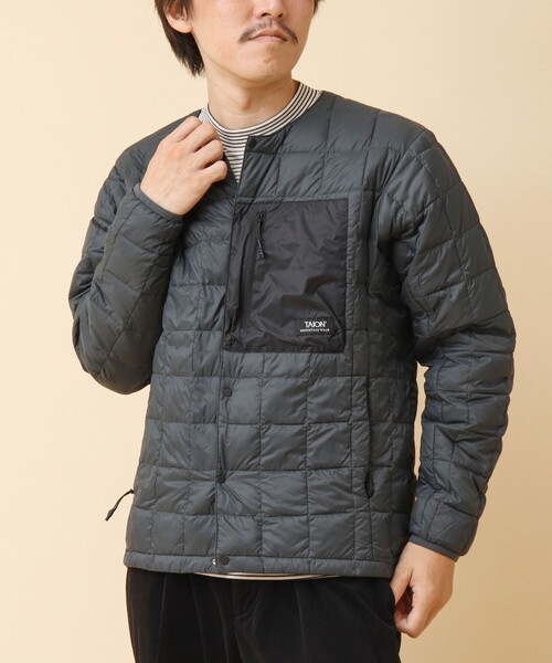 【セール】【TAION/タイオン】マウンテン クルーネック ライトダウンジャケット 24AW（ダウンジャケット/コート）｜TAION（タイオン）
