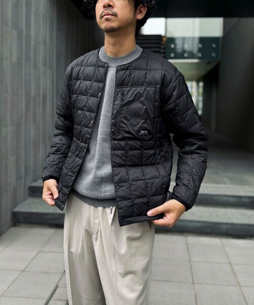 【セール】【TAION/タイオン】マウンテン クルーネック ライトダウンジャケット 24AW（ダウンジャケット/コート）｜TAION（タイオン）