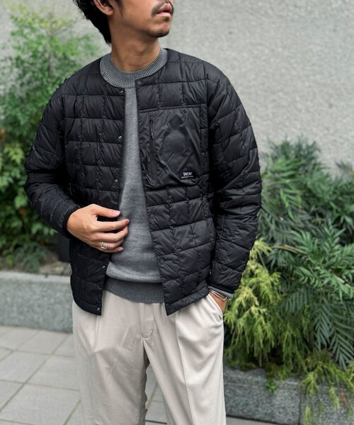 【セール】【TAION/タイオン】マウンテン クルーネック ライトダウンジャケット 24AW（ダウンジャケット/コート）｜TAION（タイオン）