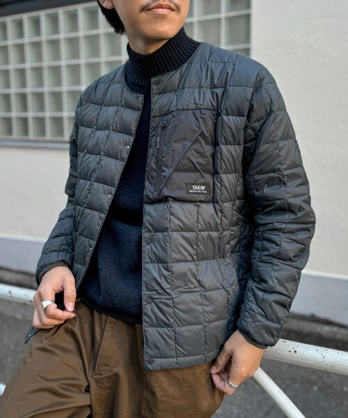 【セール】【TAION/タイオン】マウンテン クルーネック ライトダウンジャケット 24AW（ダウンジャケット/コート）｜TAION（タイオン）