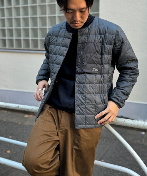 【セール】【TAION/タイオン】マウンテン クルーネック ライトダウンジャケット 24AW（ダウンジャケット/コート）｜TAION（タイオン）