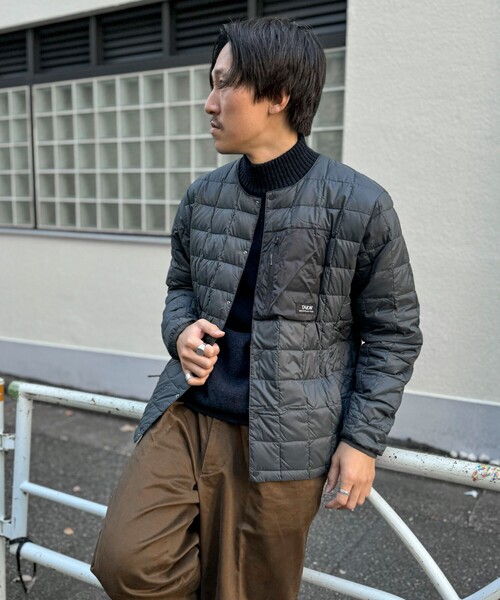 【セール】【TAION/タイオン】マウンテン クルーネック ライトダウンジャケット 24AW（ダウンジャケット/コート）｜TAION（タイオン）