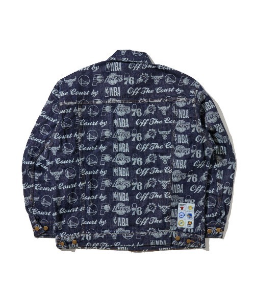完売　JQD デニム　JACKET NBA OFFTHE COURTジャケット OFF THE COURT JQD DENIM JACKET（オフ ザ コート JQD デニム