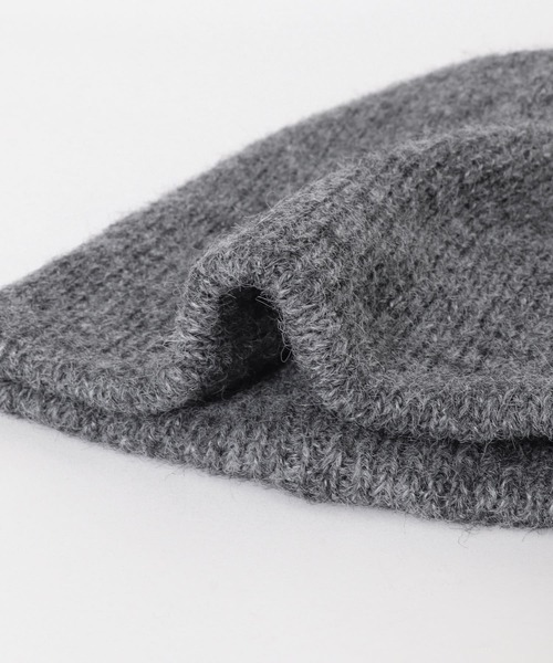 URBAN RESEARCH DOORS（アーバンリサーチドアーズ）の「リブ編みビーニー（ニットキャップ/ビーニー・レディース・ベージュ/チャコールグレー・ONE）」の9枚目の写真