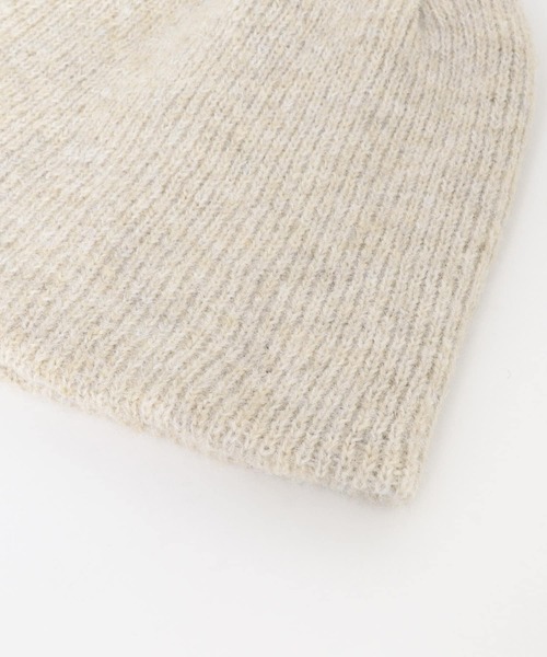 URBAN RESEARCH DOORS（アーバンリサーチドアーズ）の「リブ編みビーニー（ニットキャップ/ビーニー・レディース・ベージュ/チャコールグレー・ONE）」の10枚目の写真