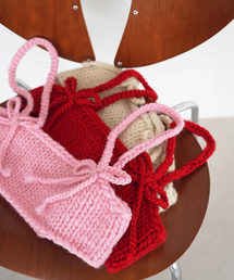 SLOBE citron. | 《WEB限定》SLOBE citron.リボンニットビスチェ(キャミソール)