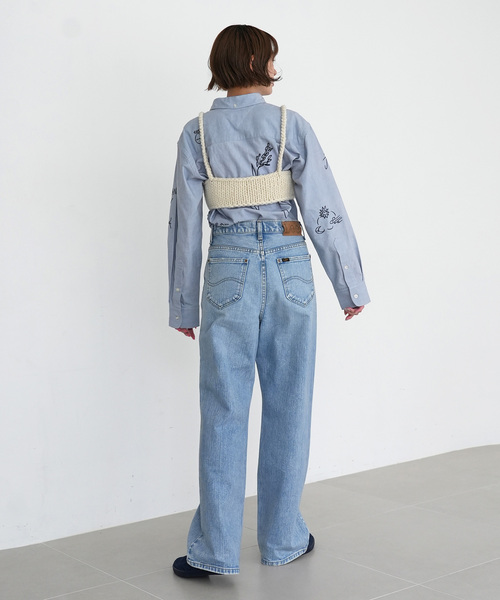 SLOBE citron.(スローブシトロン)の「《WEB限定》SLOBE citron.リボンニットビスチェ(キャミソール・レディース・ホワイト/レッド/ピンク・FREE)」の7枚目の写真