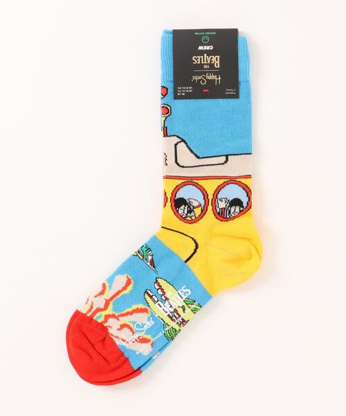 Happy Socks(ハッピーソックス)の「【HAPPY SOCKS】Beatles コラボモデル(ソックス/靴下・レディース・ネイビー/ホワイト/ブルー系その他/ブラック系その他4・MEDIUM/SMALL)」の4枚目の写真