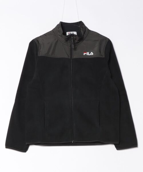 FILA(フィラ)の「【FILA/フィラ】レディースマイクロフリーススタンドジャケット ブルゾン(ブルゾン・レディース・ベージュ/ネイビー/ピンク/ブラック・LARGE/MEDIUM/X-LARGE)」の3枚目の写真