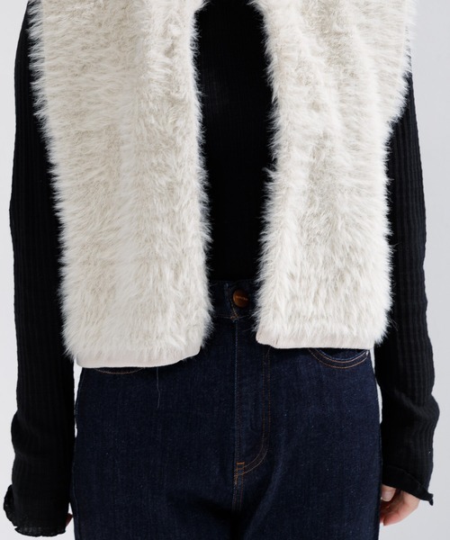 【セール】【WOMEN】フェザーヤーンベスト（ベスト）｜AMERICAN RAG CIE（アメリカンラグシー）