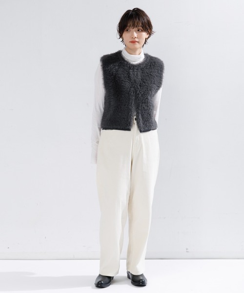 【セール】【WOMEN】フェザーヤーンベスト（ベスト）｜AMERICAN RAG CIE（アメリカンラグシー）