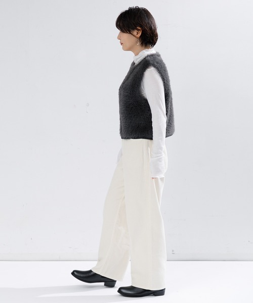 【セール】【WOMEN】フェザーヤーンベスト（ベスト）｜AMERICAN RAG CIE（アメリカンラグシー）