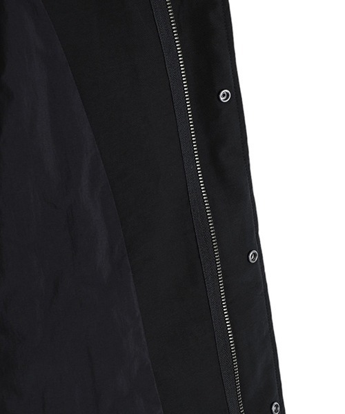 PORT BY ARK（ポートバイアーク）の「PORT BY ARK / ポートバイアーク：Short Mods Coat：PO16-G002[COR]（モッズコート・メンズ・ブラック/グリーン・1/2）」の5枚目の写真