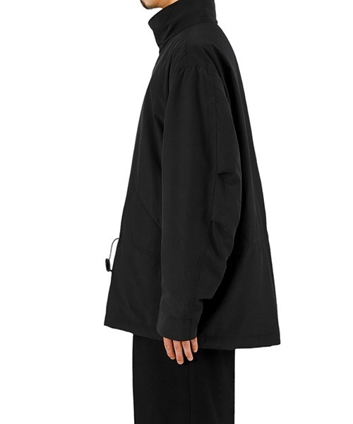 PORT BY ARK（ポートバイアーク）の「PORT BY ARK / ポートバイアーク：Short Mods Coat：PO16-G002[COR]（モッズコート・メンズ・ブラック/グリーン・1/2）」の11枚目の写真