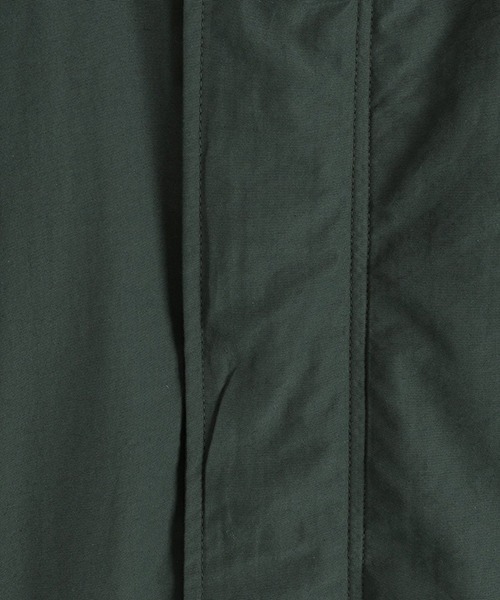 PORT BY ARK（ポートバイアーク）の「PORT BY ARK / ポートバイアーク：Short Mods Coat：PO16-G002[COR]（モッズコート・メンズ・ブラック/グリーン・1/2）」の16枚目の写真
