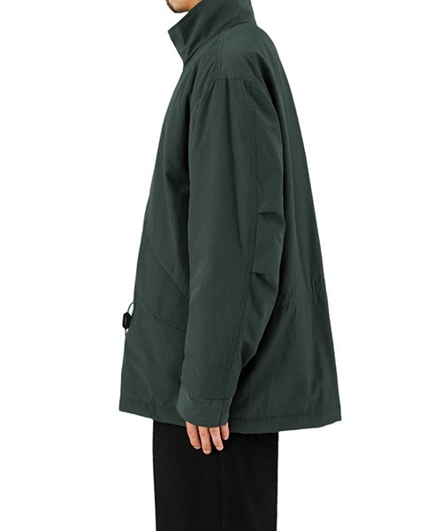 PORT BY ARK（ポートバイアーク）の「PORT BY ARK / ポートバイアーク：Short Mods Coat：PO16-G002[COR]（モッズコート・メンズ・ブラック/グリーン・1/2）」の22枚目の写真