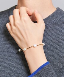 BEAUTY&YOUTH UNITED ARROWS | ネジリメタル×パール ブレスレット(ブレスレット)