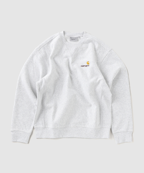 Carhartt WIP(カーハートダブリューアイピー)の「【CARHARTT WIP / カーハート ダブリューアイピー】AMERICAN SCRIPT SWEATSHIRT(スウェット・メンズ・グレー/ブラック・SMALL/MEDIUM)」の1枚目の写真