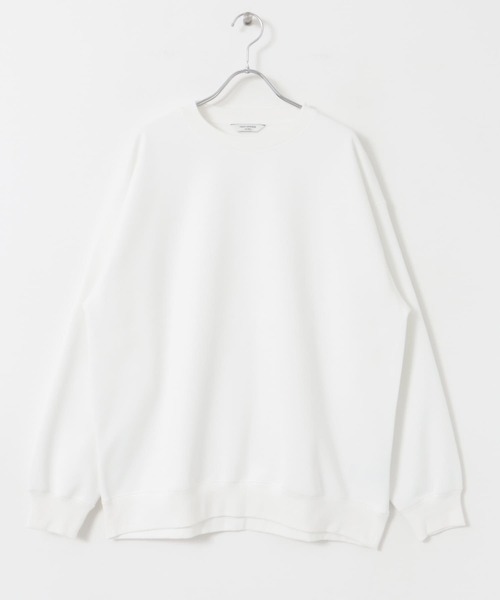 URBAN RESEARCH DOORS（アーバンリサーチドアーズ）の「『XLサイズ/WEB限定』ワッフルフリース クルーネック プルオーバー（Tシャツ/カットソー・メンズ・ホワイト/ブラック/グレー/オリーブ・MEDIUM/LARGE/X-LARGE）」の8枚目の写真