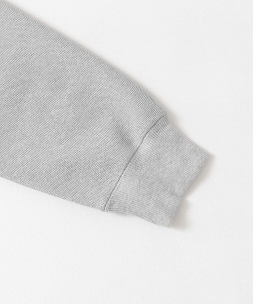 URBAN RESEARCH DOORS（アーバンリサーチドアーズ）の「『XLサイズ/WEB限定』ワッフルフリース クルーネック プルオーバー（Tシャツ/カットソー・メンズ・ホワイト/ブラック/グレー/オリーブ・MEDIUM/LARGE/X-LARGE）」の15枚目の写真