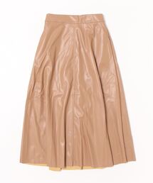 minius（ミニウス）の「【ノーブランド】レディースフェイクレザースカート（スカート）」