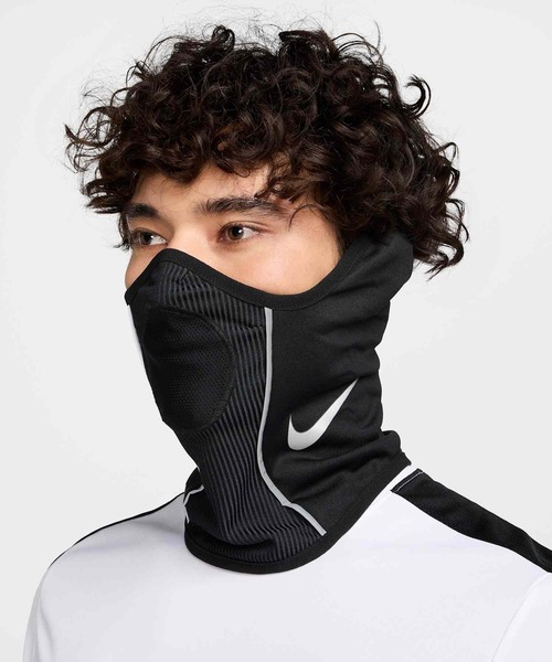 NIKE(ナイキ)の「ナイキ アカデミー Dri-FIT サッカースヌード / Nike Academy Dri-FIT Soccer Snood HF0784-011 Black(ネックウォーマー/スヌード・メンズ・ブラック系その他2・L/XL/S/M)」の3枚目の写真