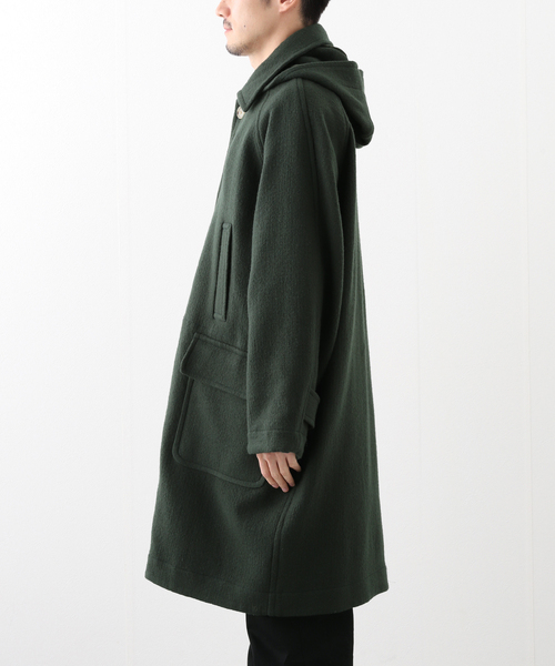EDIFICE LA BOUCLE（エディフィスラブークル）の「LA BOUCLE(ブークル) DOUBLE WAVE NAPPING COAT（ダッフルコート・メンズ・グリーン・MEDIUM/LARGE）」の15枚目の写真