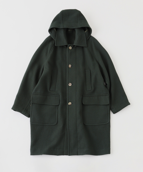 EDIFICE LA BOUCLE（エディフィスラブークル）の「LA BOUCLE(ブークル) DOUBLE WAVE NAPPING COAT（ダッフルコート・メンズ・グリーン・MEDIUM/LARGE）」の17枚目の写真