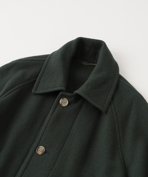 EDIFICE LA BOUCLE（エディフィスラブークル）の「LA BOUCLE(ブークル) DOUBLE WAVE NAPPING COAT（ダッフルコート・メンズ・グリーン・MEDIUM/LARGE）」の19枚目の写真