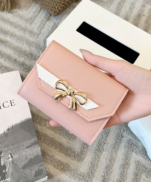 Mignonjour(ミニョンジュール)の「FReePLACe/スリムリボンウォレット X12346(財布・レディース・ブルー/ブラック/グレー/ピンク/レッド/ホワイト・FREE)」の5枚目の写真