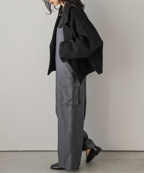 SUGAR BISKET（シュガービスケット）の「テディボアショートコート（その他アウター・レディース・ブラウン/アイボリー/ブラック/グレー・フリー）」の8枚目の写真