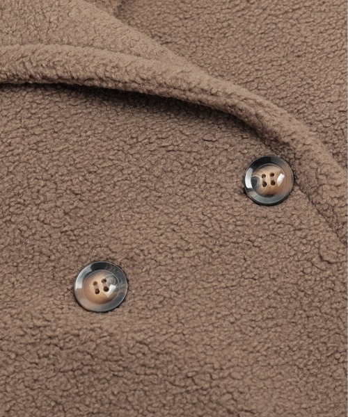 SUGAR BISKET（シュガービスケット）の「テディボアショートコート（その他アウター・レディース・ブラウン/アイボリー/ブラック/グレー・フリー）」の21枚目の写真
