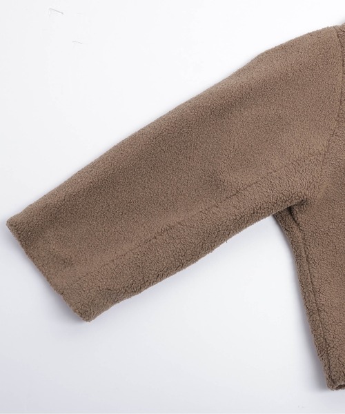 SUGAR BISKET（シュガービスケット）の「テディボアショートコート（その他アウター・レディース・ブラウン/アイボリー/ブラック/グレー・フリー）」の20枚目の写真