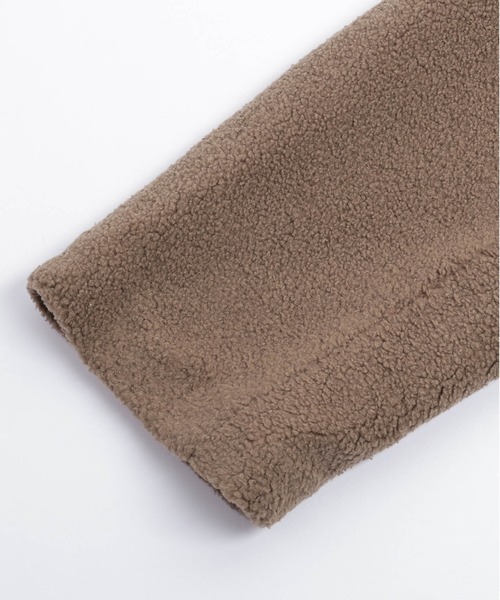 SUGAR BISKET（シュガービスケット）の「テディボアショートコート（その他アウター・レディース・ブラウン/アイボリー/ブラック/グレー・フリー）」の19枚目の写真