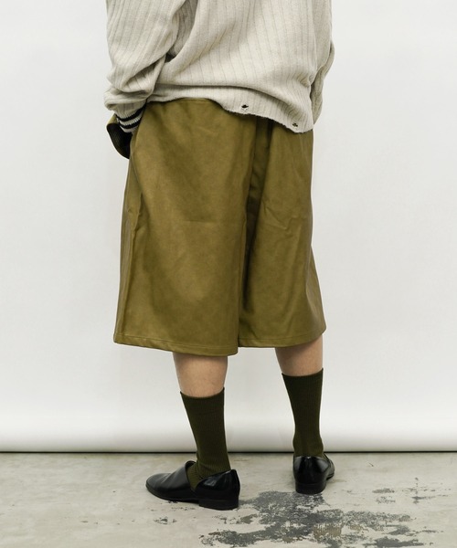 Aphlotus(アプロタス)の「バギーフレア ハーフパンツ(その他パンツ・メンズ・ベージュ系その他/ブラック/オリーブ・SMALL/MEDIUM/LARGE)」の19枚目の写真