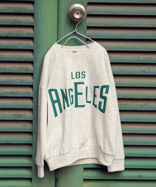 DRC branshes（ディーアールシーブランシェス）の「【DRC/やわらか薄手裏毛】アソートグラフィックトレーナー（スウェット・キッズ・オレンジ/コバルトブルー/パープル/ネイビー/その他1/フューシャピンク/ダークグリーン/チャコールグレー/ホワイト/カラフル/ブルーグレー/ブラック・110/100/90/120/140/130/150/160）」の11枚目の写真