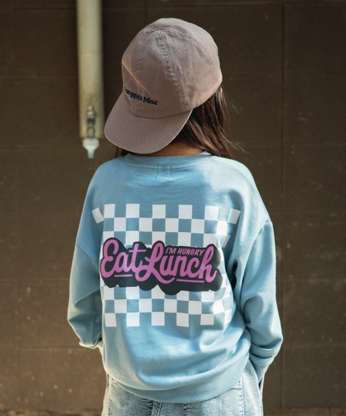 DRC branshes（ディーアールシーブランシェス）の「【DRC/やわらか薄手裏毛】アソートグラフィックトレーナー（スウェット・キッズ・オレンジ/コバルトブルー/パープル/ネイビー/その他1/フューシャピンク/ダークグリーン/チャコールグレー/ホワイト/カラフル/ブルーグレー/ブラック・110/100/90/120/140/130/150/160）」の4枚目の写真