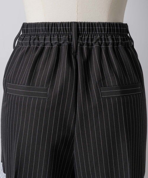 ✅レアuniform experiment スラックスLサイズブラックストライプ ✓レアuniform experiment スラックスLサイズブラックストライプ