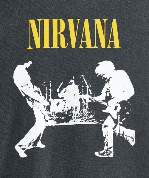 GOOD ROCK SPEED（グッドロックスピード）の「[GOOD ROCK SPEED/グッドロックスピード] 別注 NIRVANA ロックプリントTシャツ(From the Muddy Banks of the Wishkah)（Tシャツ/カットソー・レディース・チャコール・M/L/XL）」の5枚目の写真