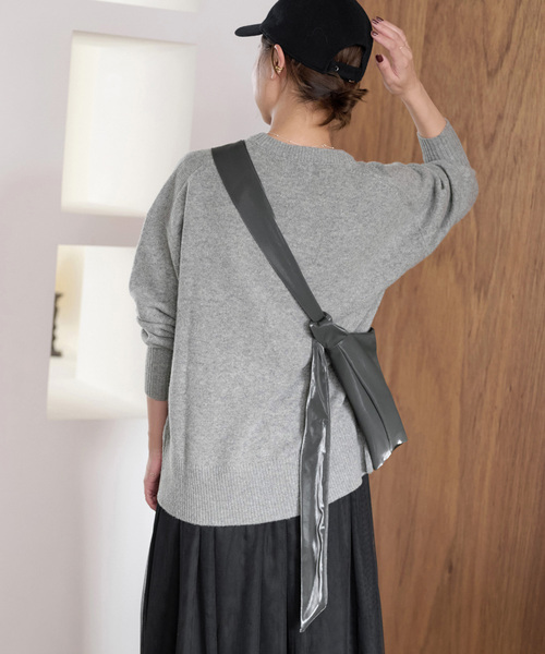 JOURNAL STANDARD relume（ジャーナルスタンダード　レリューム）の「《追加》ハミルトンウールクループルオーバー（ニット/セーター・レディース・グレー/ベージュ/ネイビー・FREE）」の13枚目の写真