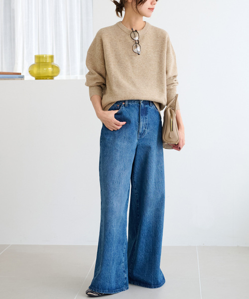 JOURNAL STANDARD relume（ジャーナルスタンダード　レリューム）の「《追加》ハミルトンウールクループルオーバー（ニット/セーター・レディース・グレー/ベージュ/ネイビー・FREE）」の15枚目の写真