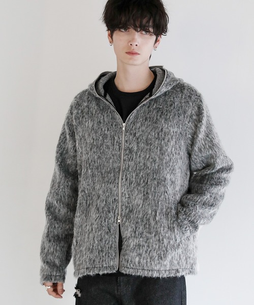 セール】Buyer's Select/ダブルジップシャギーパーカー（パーカー