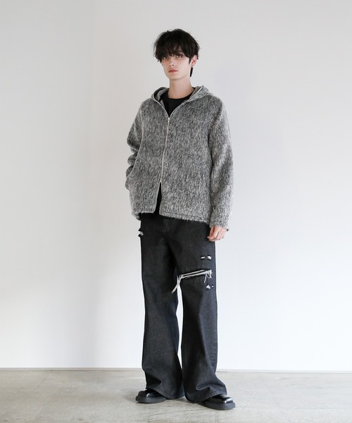 セール】Buyer's Select/ダブルジップシャギーパーカー（パーカー