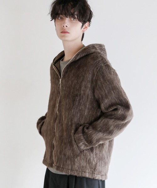 ASTRONOMY（アストロノミー）の「Buyer's Select/ダブルジップシャギーパーカー（パーカー・メンズ・グレー/ブラウン・L/M/XL）」の17枚目の写真