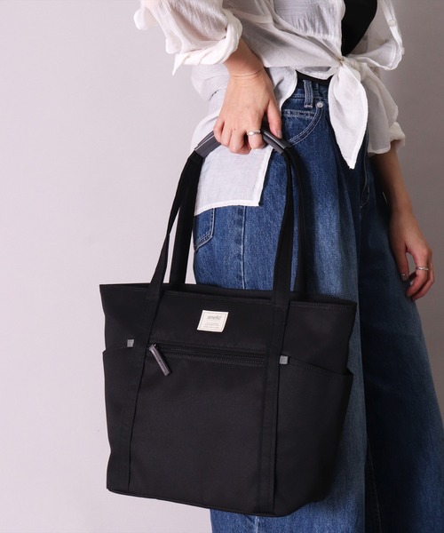 anello(アネロ)の「(LF)【anello】6ポケット motte トートバッグ(トートバッグ・レディース・ブルーグレー/スモークピンク/グレー/ブラック・ONE SIZE)」の2枚目の写真
