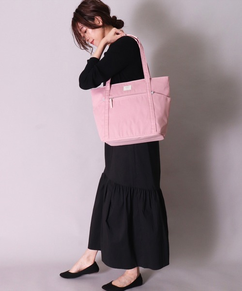 anello(アネロ)の「(LF)【anello】6ポケット motte トートバッグ(トートバッグ・レディース・ブルーグレー/スモークピンク/グレー/ブラック・ONE SIZE)」の15枚目の写真