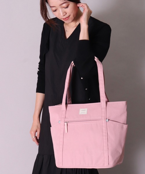 anello(アネロ)の「(LF)【anello】6ポケット motte トートバッグ(トートバッグ・レディース・ブルーグレー/スモークピンク/グレー/ブラック・ONE SIZE)」の16枚目の写真