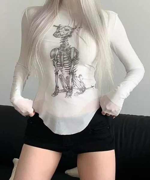 SLY（スライ）の「COLLAGE PRINT TOPS コラージュ プリント