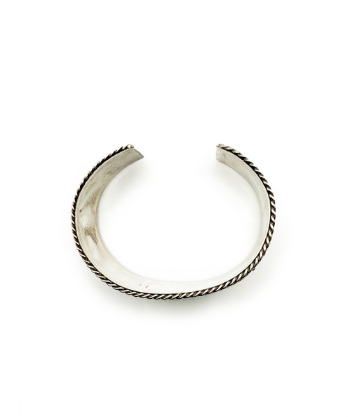 Indian Jewelry（インディアンジュエリー）の「THEATER シアター オルテガネイティブデザインシルバーバングル Made in USA（バングル/リストバンド・メンズ・シルバー・FREE）」の5枚目の写真