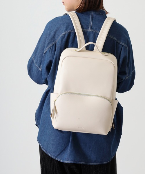 Legato Largo（レガートラルゴ）の「Legato Largo たすかるっかばんリュック（バックパック/リュック・レディース・アイボリー/グレイッシュベージュ/ライトグレー/ブラック/モカ・FREE）」の16枚目の写真